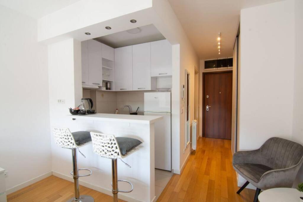 A Blok New Modern - Free Garage Parking, Comfortable, Quiet With A Park View Белград Екстер'єр фото